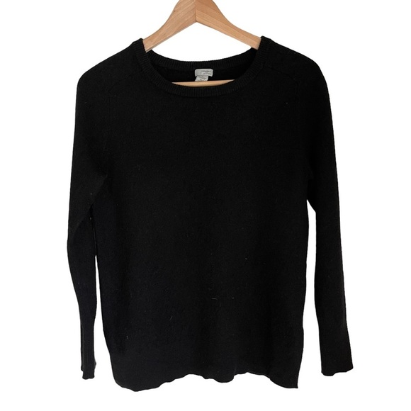 Halogen Black 100% Cashmere‎ Crewneck Sweater Size: M - Picture 7 of 7
